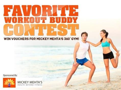 Winner Announcement Favorite Workout Buddy Contest