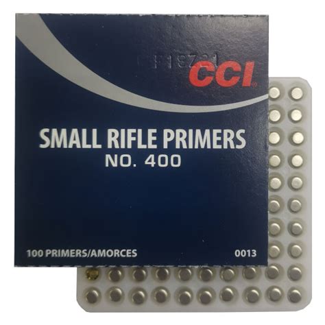 Cci 400 Small Rifle Primers 100 Target Line