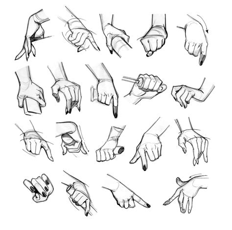 Hands Studies For Upcoming Tutorial Reiq On Patreon Hand Reference
