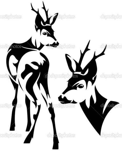 косуля Deer Drawing Deer Illustration Deer Vector
