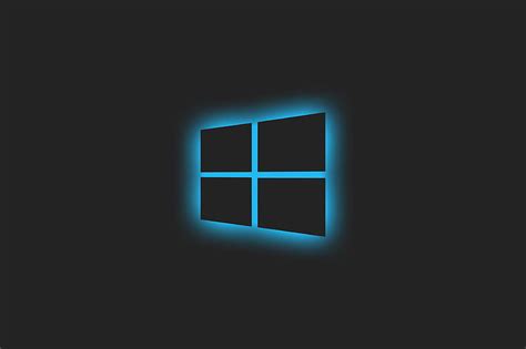 Windows Brillante Logo Azul Windows Computadora Logo Fondo De