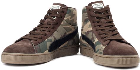 Puma Suede Mid Classic Rugged Sneakers Buy Cornstalk Color Puma Suede Mid Classic Rugged