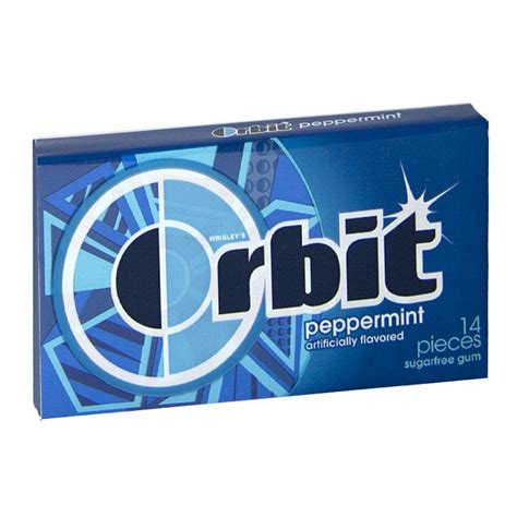 Wholesale Orbit Peppermint Gum 14 Pieces Weiners Ltd