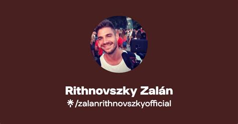 Rithnovszky Zalán Instagram Facebook Tiktok Linktree