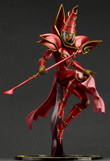 Red Dark Magician Model By Vikon On Deviantart