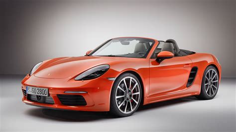 2016 Porsche 718 Boxster Unveiled Loses Flat Six For A Flat Four Turbo