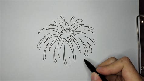 Cómo Dibujar Fuegos Artificialeshow To Draw Fireworks Youtube