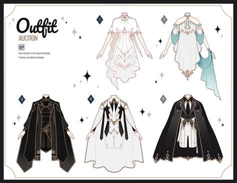 Adopt Auction Fantasy Outfits 54 Close By Quinnyilada On Deviantart