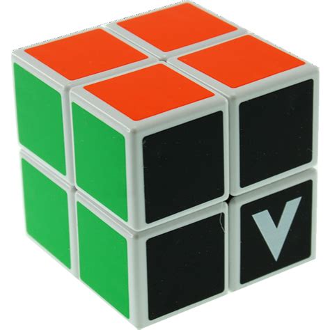 V Cube 2 Flat 2x2x2 White Rubiks Cube And Others Puzzle Master Inc
