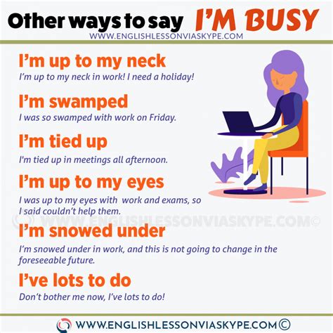10 ways to say i m busy in english learn english with harry 👴