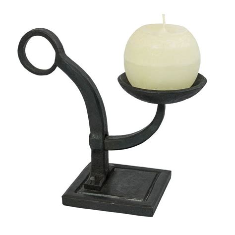 Hand Forged Candlesticks Candle Holder Made Of Metal Black Candle