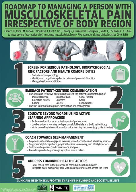 Infographic Roadmap To Managing A Person With Musculoskeletal Pain