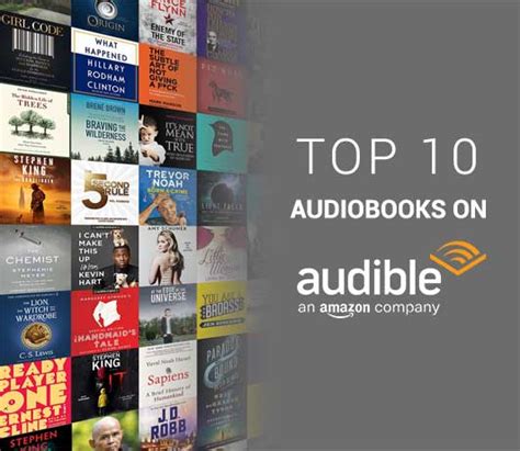 List Of Top Audiobooks On Amazon Audible