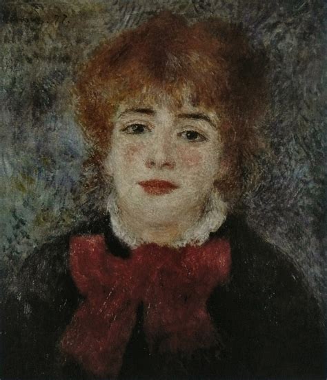 Portrait De Jeanne Samary Auguste Renoir Artwork On Useum