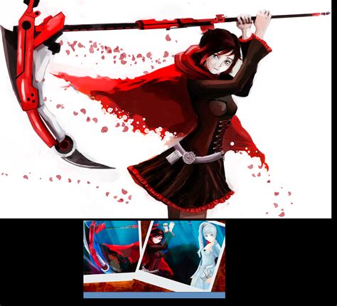 Rwby Ruby And Weiss By Sporkerang On Deviantart