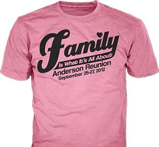 Find the perfect family reunion gift. Family Reunion T-Shirt Design Ideas from ClassB