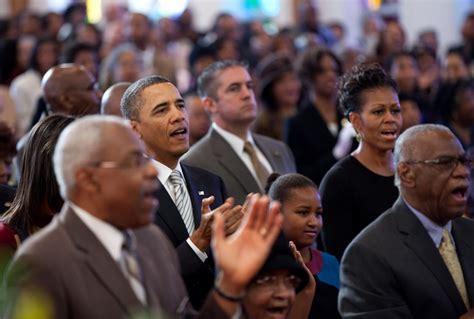 Obamas Attend Dc Church On Sunday Before Martin Luther King Jr