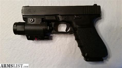 Armslist For Sale Glock 21 With Light And Laser
