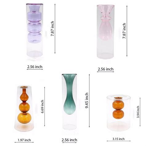 Stylish Bubble Vase Glass Vase Modern Vase Hydroponic Vase Etsy