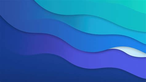 An Abstract Blue And Purple Background With Wavy Shapes