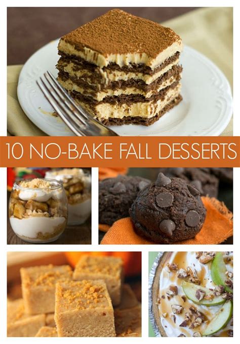 If you've got a small group, perhaps just opt for one main. 10 Super Easy No Bake Fall Desserts - Pretty My Party