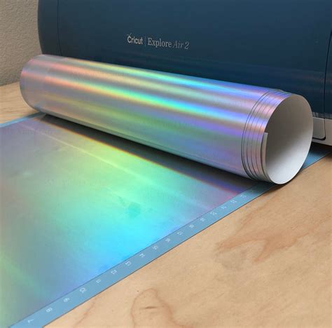 Rainbow Holographic Silver Chrome Magic Vinyl Outdoor Decorative Adh