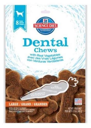 Hills Science Diet Dental Chews With Real Vegetables Dog Treats Dog