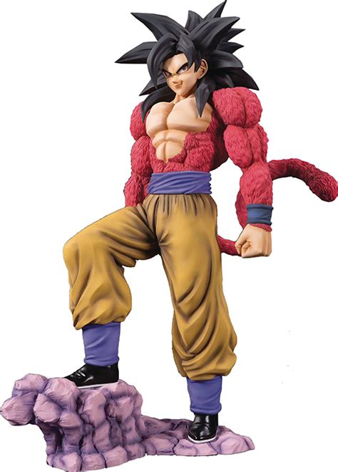 It features incredible detail, and it's made from durable pvc plastic for the. Super Saiyan 4 Son Goku - Dragonball GT Static Figure ...