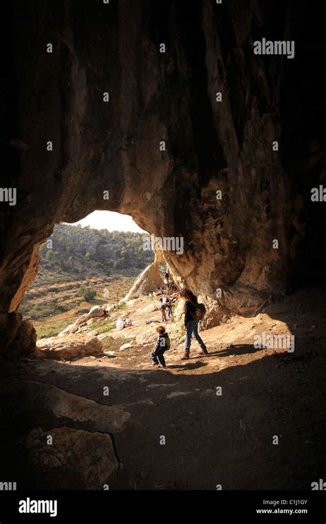 Pigeon Cave In Mont Gamal Israel Stock Photo Alamy