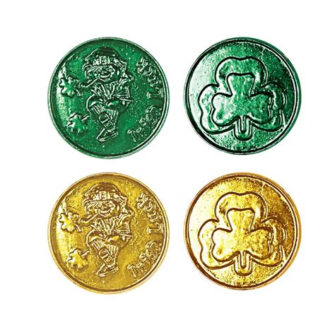 Beistle Set Of 40 Gold And Green Saint Patricks Day Toy Play Money