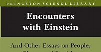 Sundar Vedantham: Book review (Encounters with Einstein), movie trailer ...
