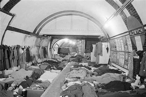 The London Underground As Air Raid Shelter London England 1940 D1675