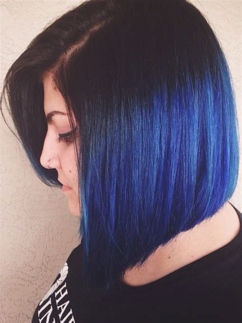 Blue Black Hair Tips And Styles Dark Blue Hair Dye Styles