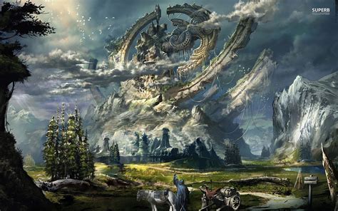 Details 143 Fantasy Landscape Wallpaper Best Vn