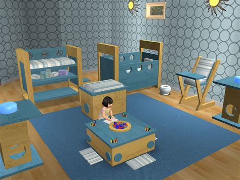 Quarto Para Bebê The Sims 2 Maverick A Stripe ~ Planeta Sims 2