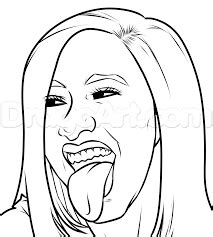 Svg, dxf, eps, png, pdf digital files are available for download immediately after purchase, no physical item will be mailed. Image result for cardi b drawings | Drawings, Celebrity ...