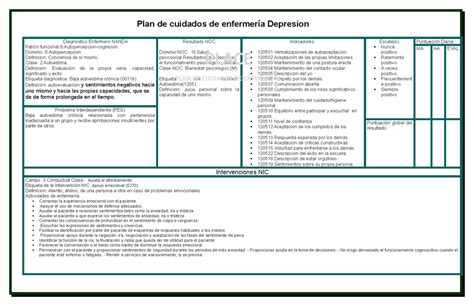 Plan de cuidados de enfermería Depresion Psiquiatría UNAM Studocu