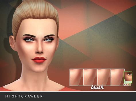 1 File Found In Tsr Category Sims 4 Female Blush Blush Makeup Skin