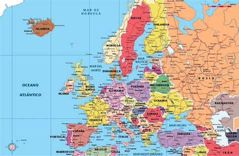 Mapa de Europa más de 250 imágenes de calidad para imprimir