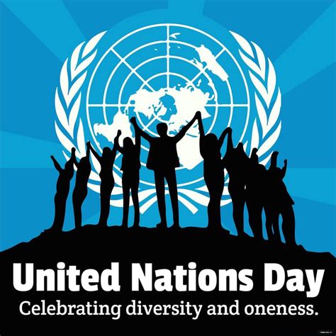 United Nations Day Flyer Vector In Illustrator SVG PSD PNG EPS