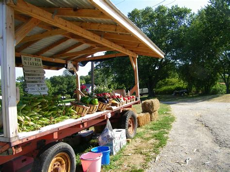 Roadside Farm Stand In Carroll County Maryland Vegetable Stand