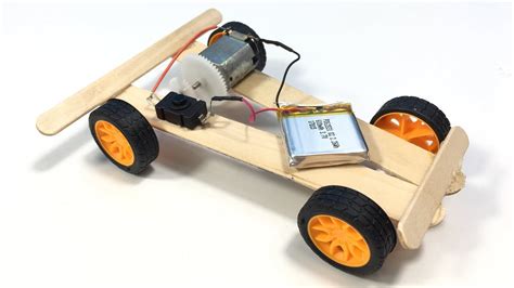 Cómo Hacer Un Automóvil Con Motor Mini Coche Eléctrico Muy Simple Diy