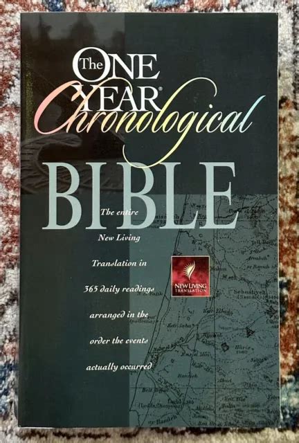 The One Year Chronological Bible Nlt By Tyndale House Publishers Staff