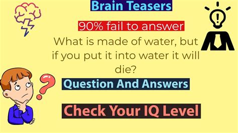 5 Tricky Riddles Quiz Part 4 Brain Teaser Learnopia Youtube