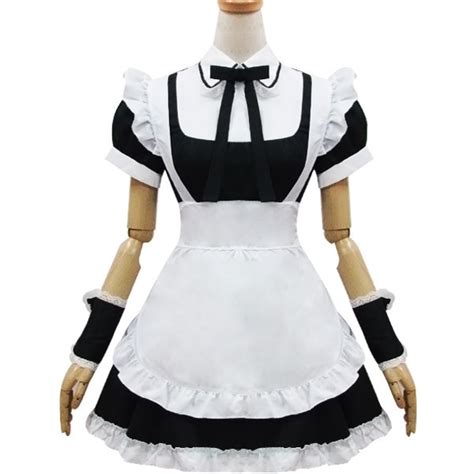 Japanese Lolita Cosplay Dress Anime Maid Costume Cute