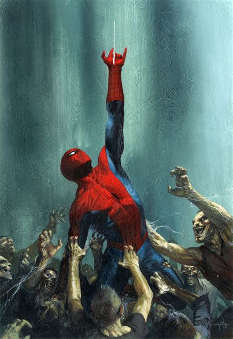 Gabriele Dellotto Marvel Spiderman Artwork Comic Art