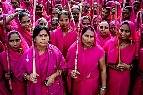 The Gulabi Gang Of India These Warrior Women Wear Pink And Fight