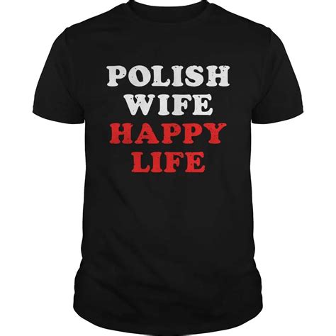 Polish Wife Happy Life Shirt Aliexpress