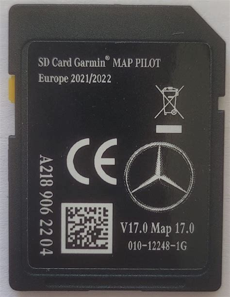 Gps Sd Kaart Mercedes Garmin Map Pilot Europe 2021 2022 Star1 V17