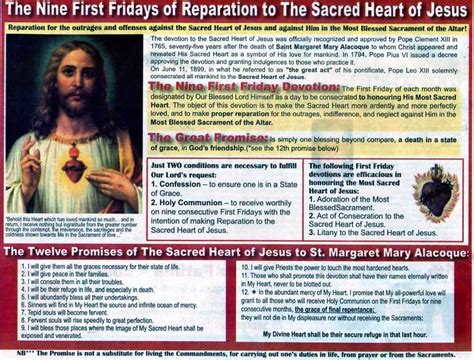 The Nine First Fridays In Reparation To The Sacred Heart When Last